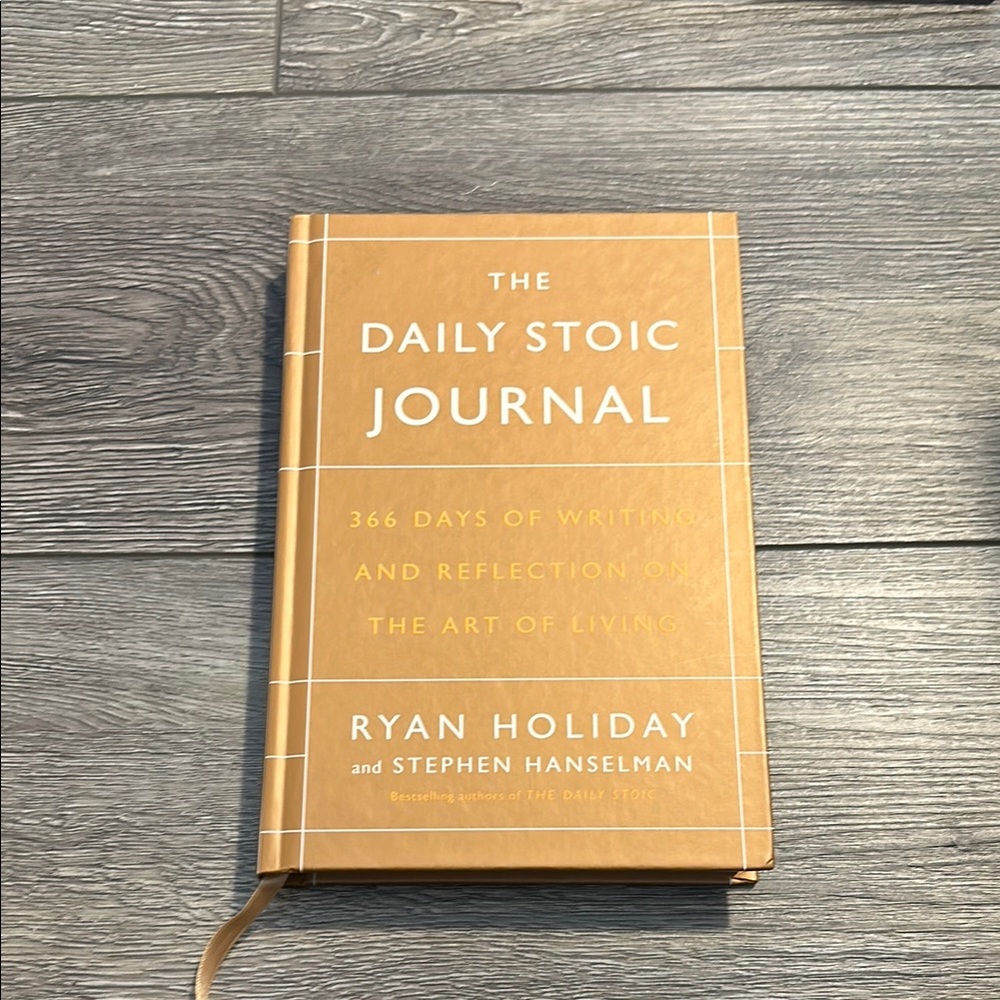 The Daily Stoic Journal in Gold
